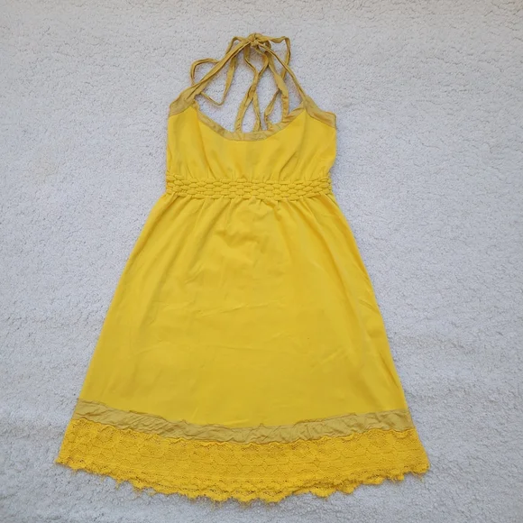anthropologie yellow halter dress Reformation Jeany Halter Silk Column Maxi Dress